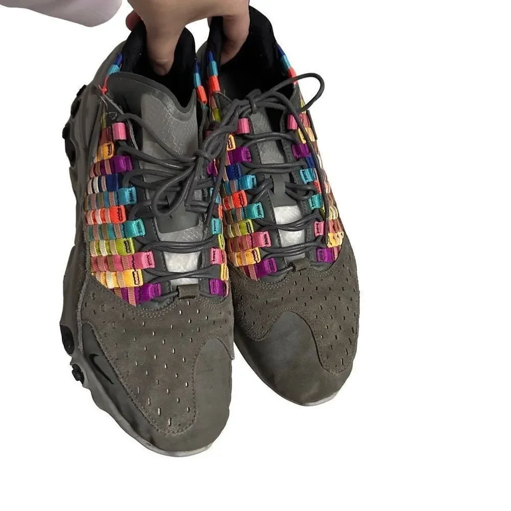 Nike React Sertu Grey Sneakers with Colorful Accents 12‎